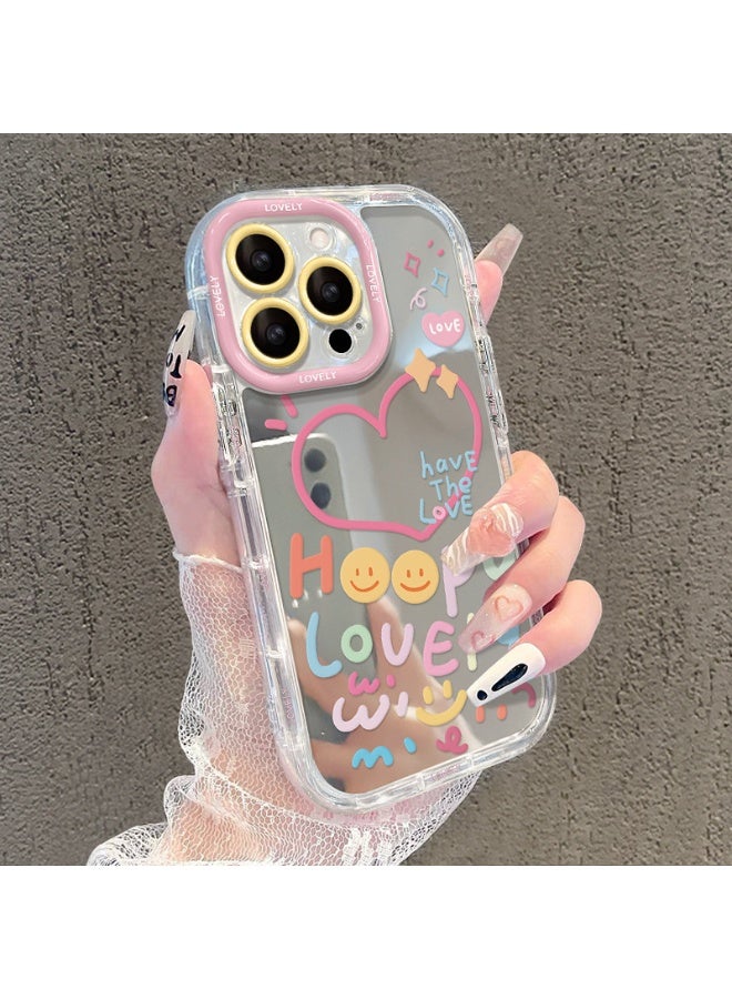 NIBEMINENT Line Heart Protective TPU Case Cover For iPhone 14 - Image 2