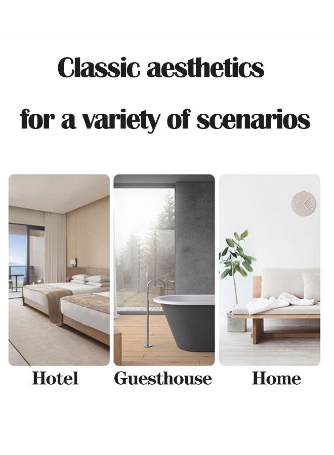 Arabest Hotel Wall Mounted Hair Dryer for Bathroom,1300W Restroom Professional Blow Dryer,with Stand Rack,Specialised Motor for Salon,Fast Drying - Image 3