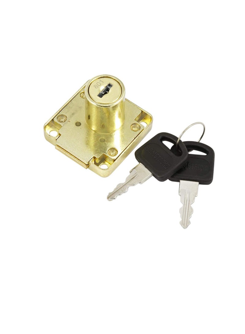 Drawer Lock - Gold - Image 1