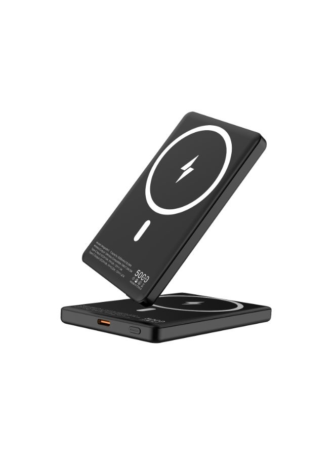OALE iMagsafe Slim 5000mAh Magnetic Wireless Power Bank 20W PD Fast Charger for iPhone - Image 1