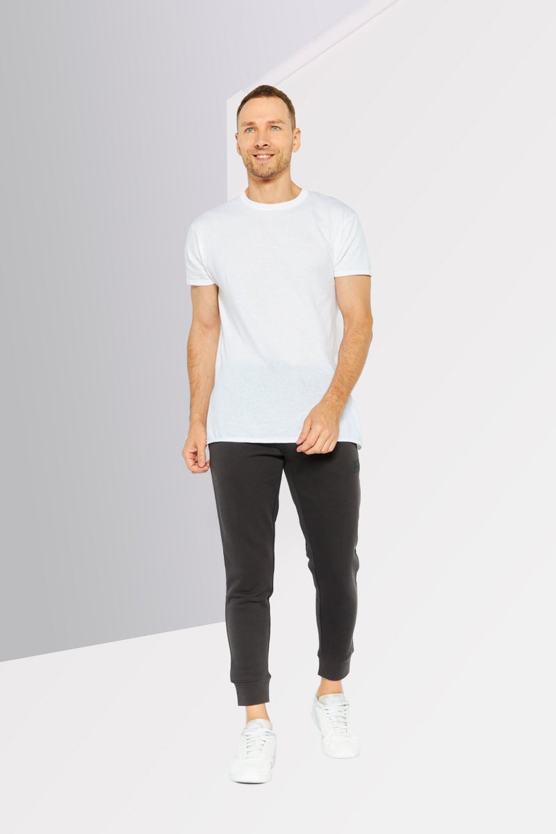 DKNY Sport Men Sportswear Fit Brand Logo Outdoor  Sweatpants, Charcoal - Image 2