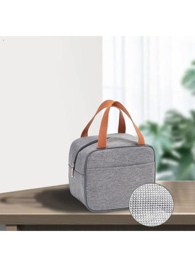 TYCOM Insulated Lunch Bag Lunch Box Large Cooler Tote Bag for Men Women and Children Double Deck Cooler for Office and Picnic  - Image 3