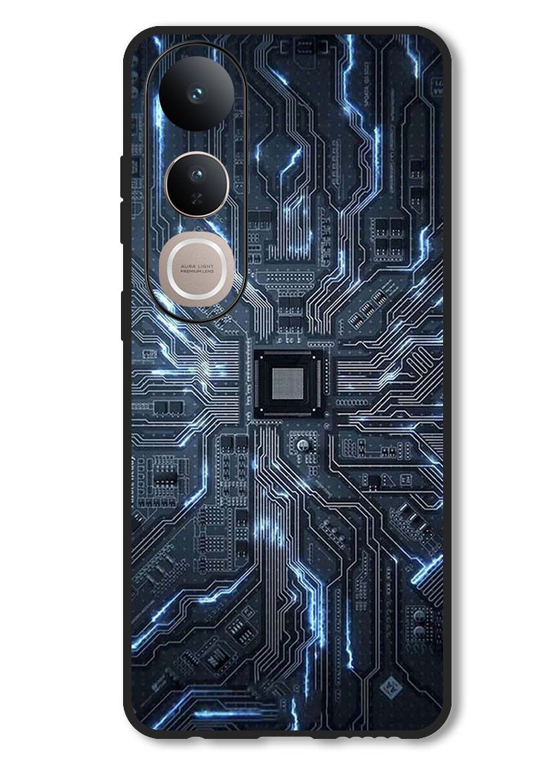 Theodor Case Compatible with Vivo V50 Lite Protection Shockproof Bumper Cover Hardware Circuit - Image 1