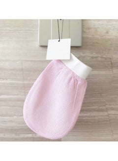 Generic 3 Pack Korean Exfoliating Glove Reusable Viscose Biodegradable Fibre Pink  - Image 5