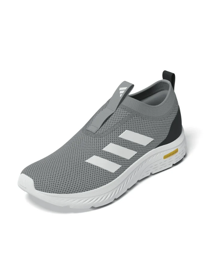 adidas حذاء رياضي رجالي Cloudfoam Move Sock رمادي مقاس 6.5