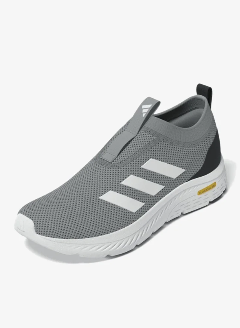 اديداس حذاء رياضي رجالي من كلاود فوم موف سوك رمادي