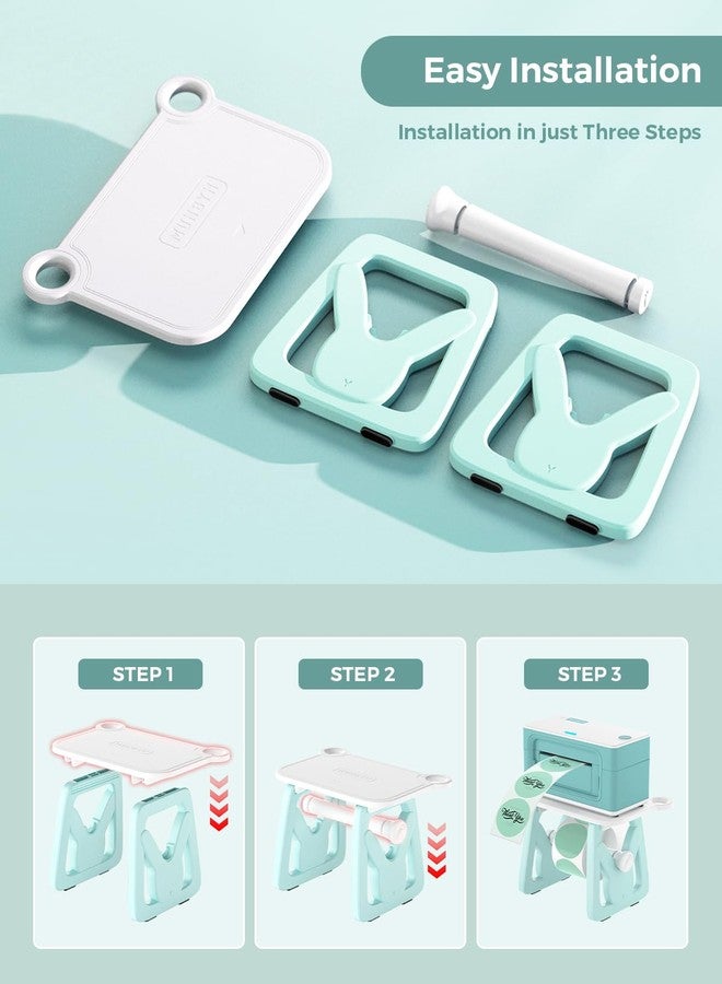 MUNBYN Label Holder for Rolls and Fanfold Labels, Thermal Sticker Holder for Desktop Thermal Printer, Accessory Supplies for Home, Office, Small Business - Image 5