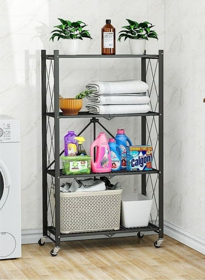 حامل تخزين للمطبخ حديد 4 رف - Image 2