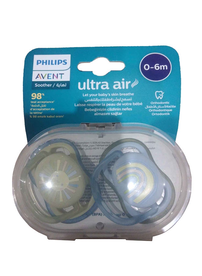 Philips Avent 2 Pieces Ultra Air Pacifier, 0 - 6 Months - Image 3