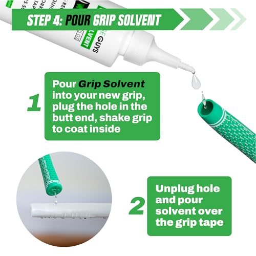 Wedge Guys Golf Grip Kits for Regripping Golf Clubs - Professional Quality - Options Include Hook Blade, 15 or 30 Tape Strips, 5 or 8 oz Solvent, Grip Tape Remover, Bench Vise & Rubber Clamp - Image 5
