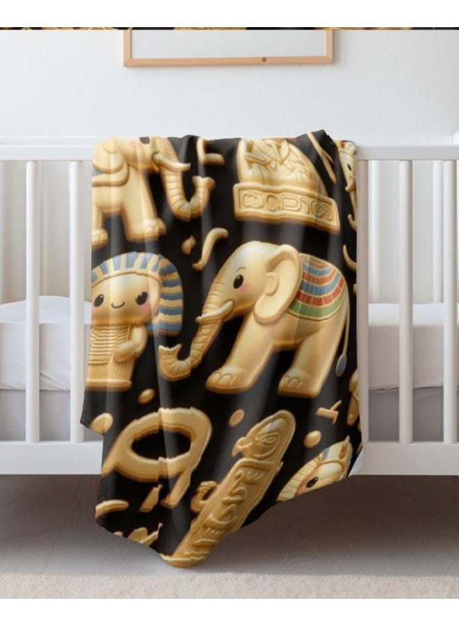 general Flannel thin blanket (warm and comfortable, suitable for sleep, gaming, dust removal and sandproof) 150cm*200cm - 279 - Image 1