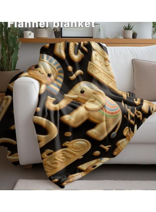 general Flannel thin blanket (warm and comfortable, suitable for sleep, gaming, dust removal and sandproof) 150cm*200cm - 279 - Image 4