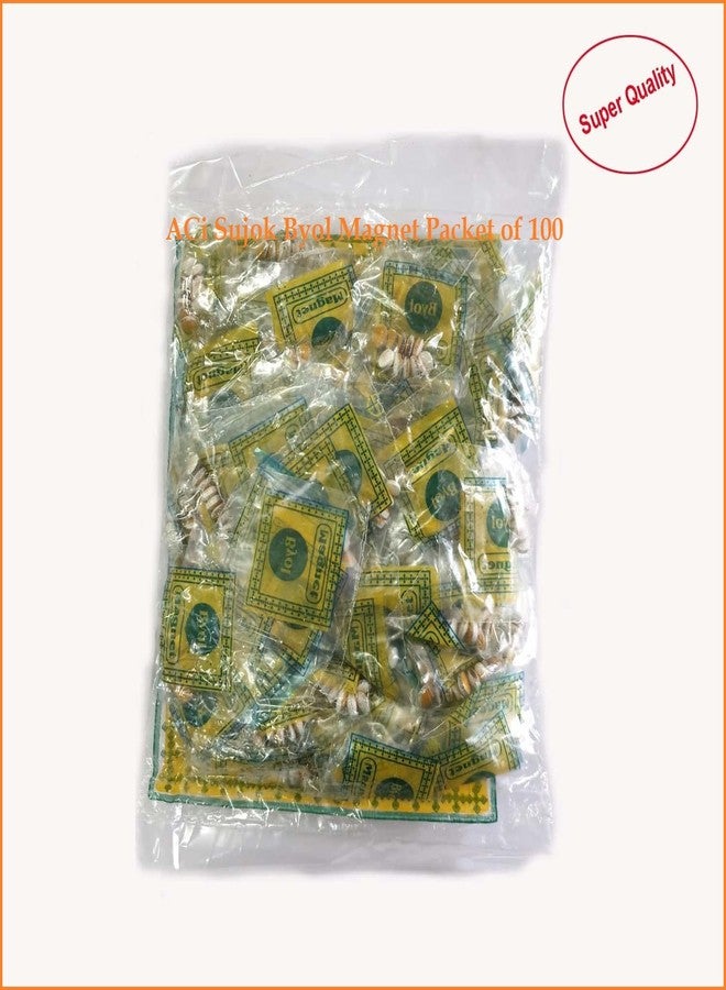 ACi Acupressure Sujok Byol Magnet Regular Medium Size 5MM 100 Pack Total-1000Pcs (Yellow & White) - Image 3