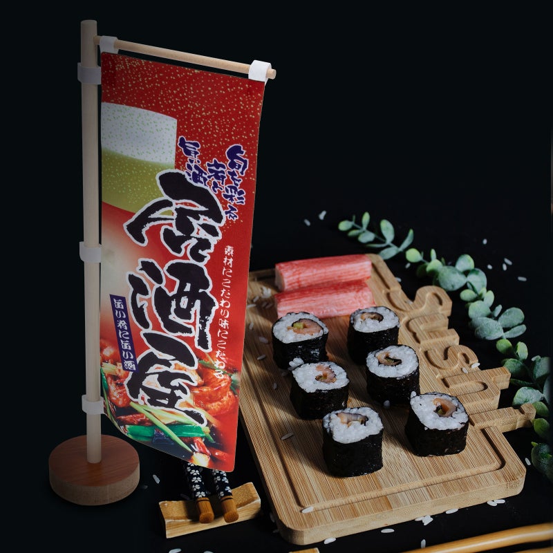 2pcs Japanese Restaurant Mini Flag Sushi Restaurant Decorative Izakaya Mini Flag - Image 2