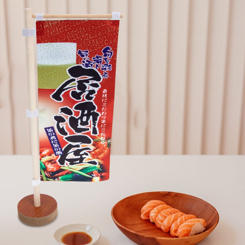 2pcs Japanese Restaurant Mini Flag Sushi Restaurant Decorative Izakaya Mini Flag - Image 3