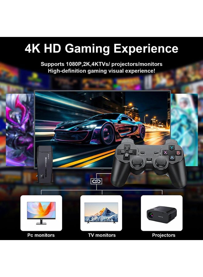M8 Video Game Consoles 4K HD Output Retro Game Stick 20000+ Classic Games 23+ Emulators 2.4G Double Wireless Controller For Kids - Image 4