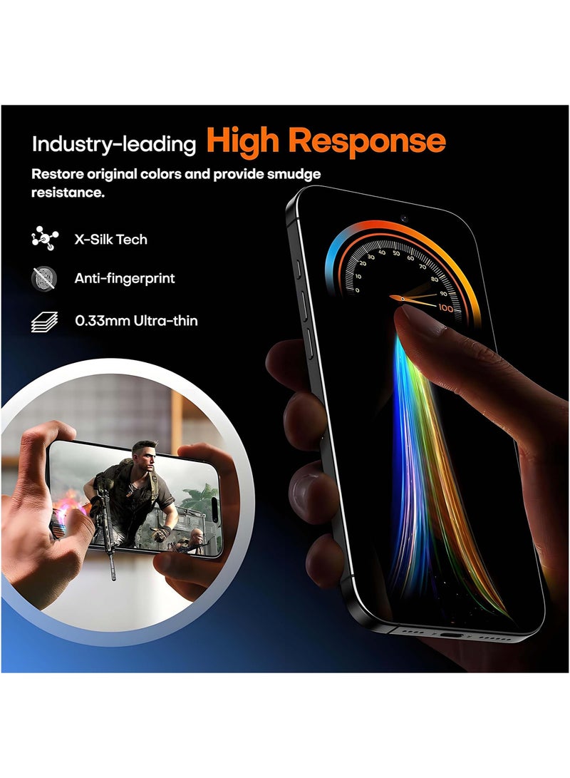 MonaPlay [1Pack] iPhone 17 Air Screen Protector, Ultra HD Crystal Clear, Automatic Install Tool, 9H Hardness Tempered Glass, Case Friendly, Fingerprint Proof, Bubble-Free - Image 5