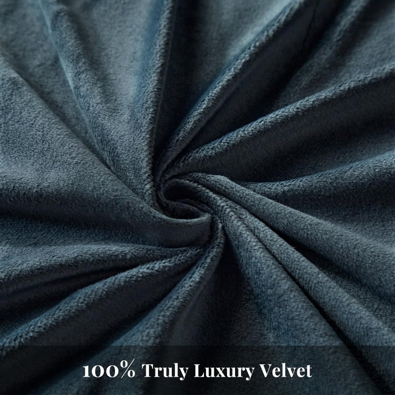WARMDERN Dark Grey Flannel Velvet Duvet Cover King Size Duvet Cover Bedding Sets, 3pcs Ultra Soft Luxury Textured Modern Crystal Velvet Duvet Covers with Zipper Closure(Dark Grey, King) - Image 4