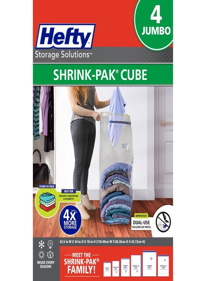 Hefty Shrink PAK - 4 Jumbo Cube - Image 1