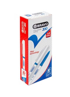 Bravo 200 BallPoint Pen - 1.0mm -  Pack of 10 Pens - Blue - pzsku/ZAA015347491F178B8958Z/45/_/1711822627/a39e4b37-f618-4b2c-8d1d-07b11abcfe56