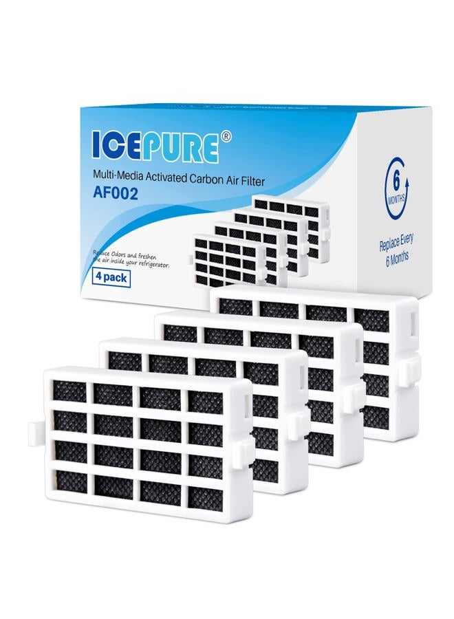 ICEPURE W10311524 Refrigerator Air Filter Replacement for Whirlpool AIR1, W10311524, 2319308, W10335147, 1876318, FreshFlow Air Filter, AP4538127, AH2580853, EA2580853, PS2580853, PACK of 4 - Image 1