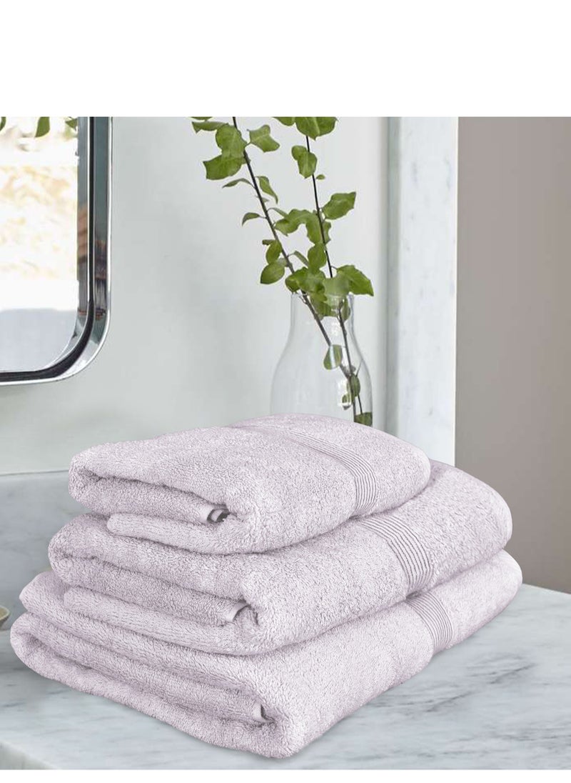 Banotex Banotex bath towels set (Luxe) 3 towels, sizes 50X100 cm 300 gr + 70X140 cm 600 gr + 90X150 cm 810 gr 100% Egyptian cotton product, high-quality and absorbent combed cotton, suitable for all uses  - Image 5