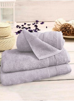 Banotex Banotex bath towels set (Luxe) 3 towels, sizes 50X100 cm 300 gr + 70X140 cm 600 gr + 90X150 cm 810 gr 100% Egyptian cotton product, high-quality and absorbent combed cotton, suitable for all uses  - Image 1