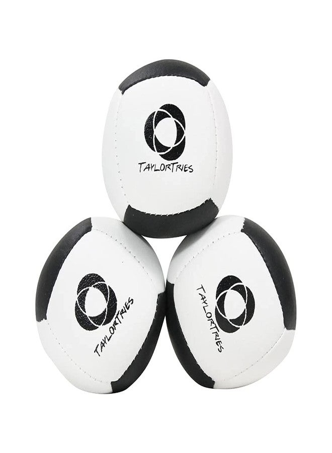 Zeekio - Taylor Tries Signature Beginner Juggling Ball Set - for Beginners, All Levels & All Ages - 6 Panel Synthetic Leather Ball Durable - 110 Grams 62mm - Set of 3 - Image 2