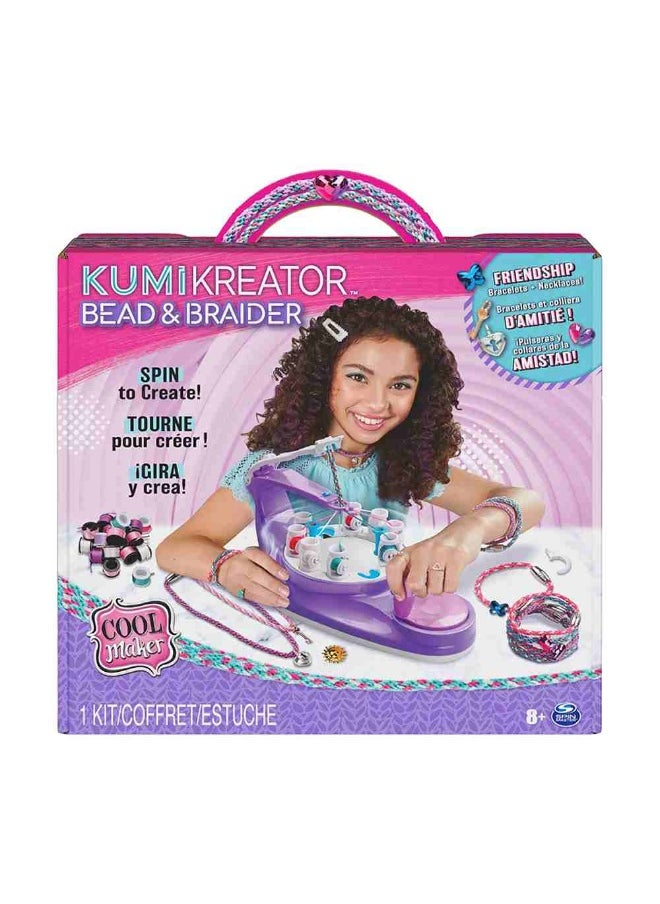 Cool maker Kumikreator Friendship Bead, Braider, Bracelets & Necklaces Making Diy Kit (90 Pieces)  - Image 3
