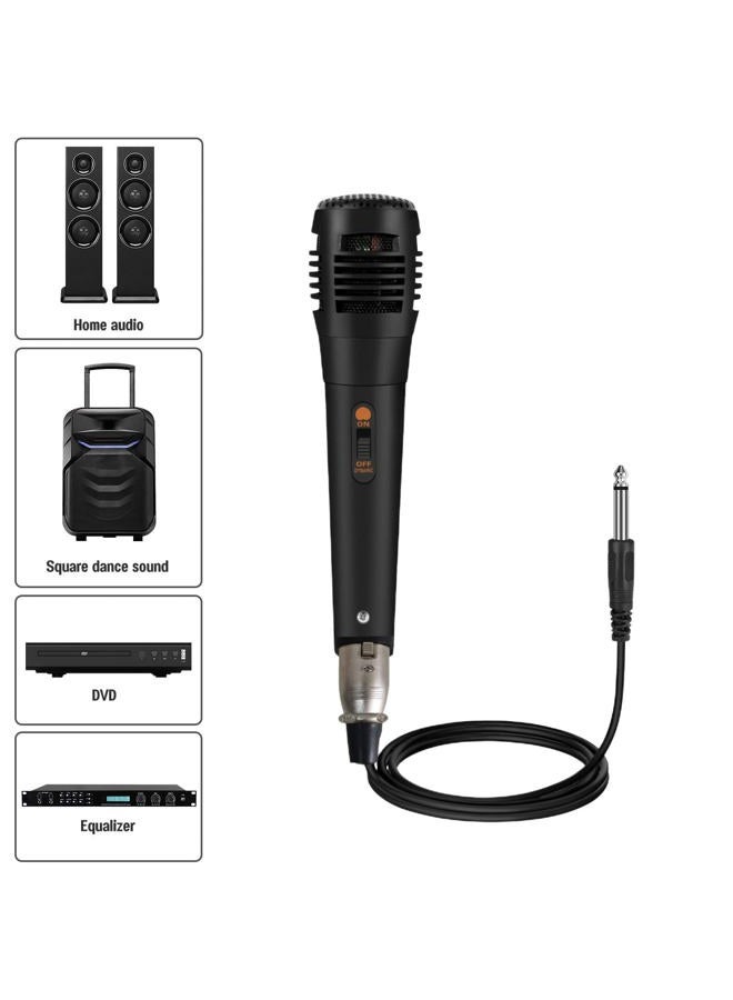 VOBRAMY Fashion Boutique store Wired Dynamic Cardioid Microphone,Microphone for karaoke machine,Wired Handheld Mic with On and Off Switch for Singing,Karaoke,Live Vocal - Image 4