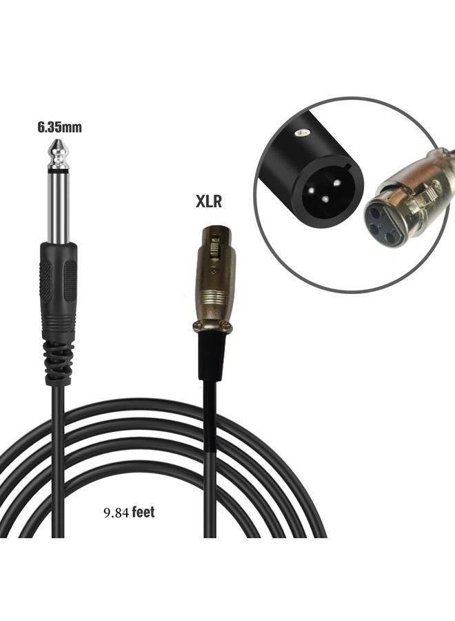 VOBRAMY Fashion Boutique store Wired Dynamic Cardioid Microphone,Microphone for karaoke machine,Wired Handheld Mic with On and Off Switch for Singing,Karaoke,Live Vocal - Image 2