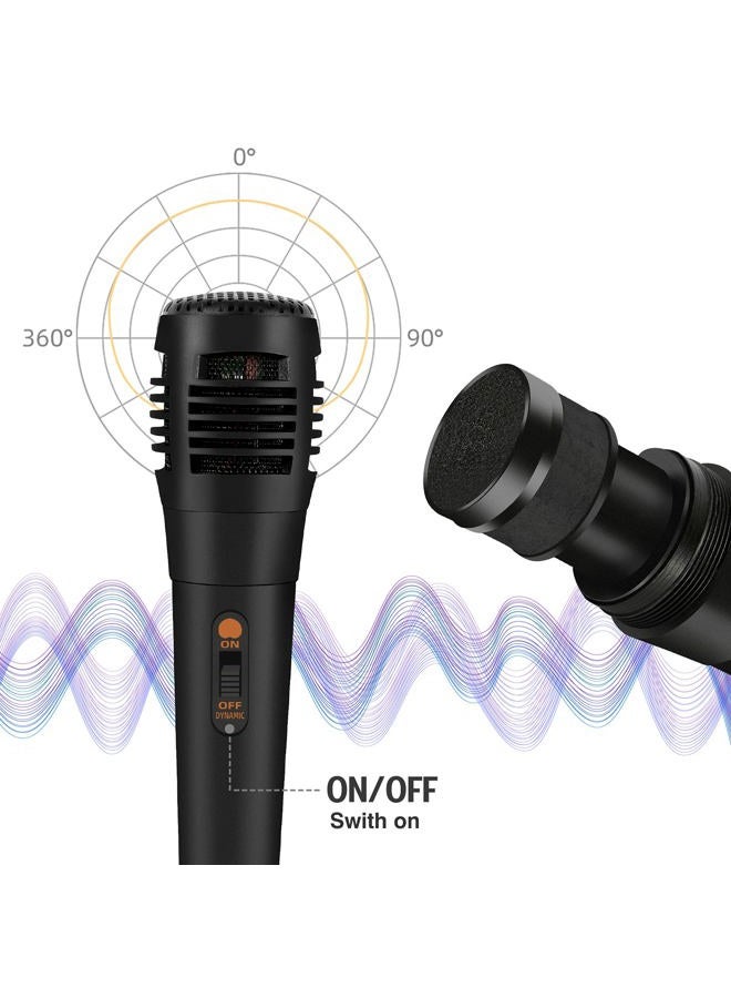 VOBRAMY Fashion Boutique store Wired Dynamic Cardioid Microphone,Microphone for karaoke machine,Wired Handheld Mic with On and Off Switch for Singing,Karaoke,Live Vocal - Image 3
