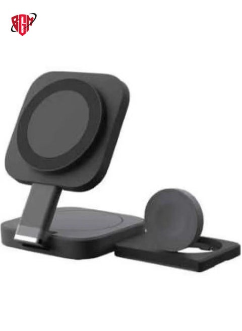 3 in 1 Charging Station for Apple Devices Magsafe Wireless Charger For Multiple Devices Fits