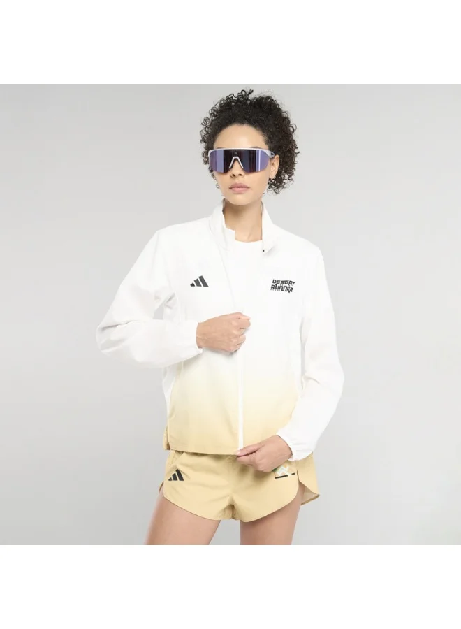 Adidas Adidas Desert Runner Dub Jkt W Beige Running Jackets For Women 2XS