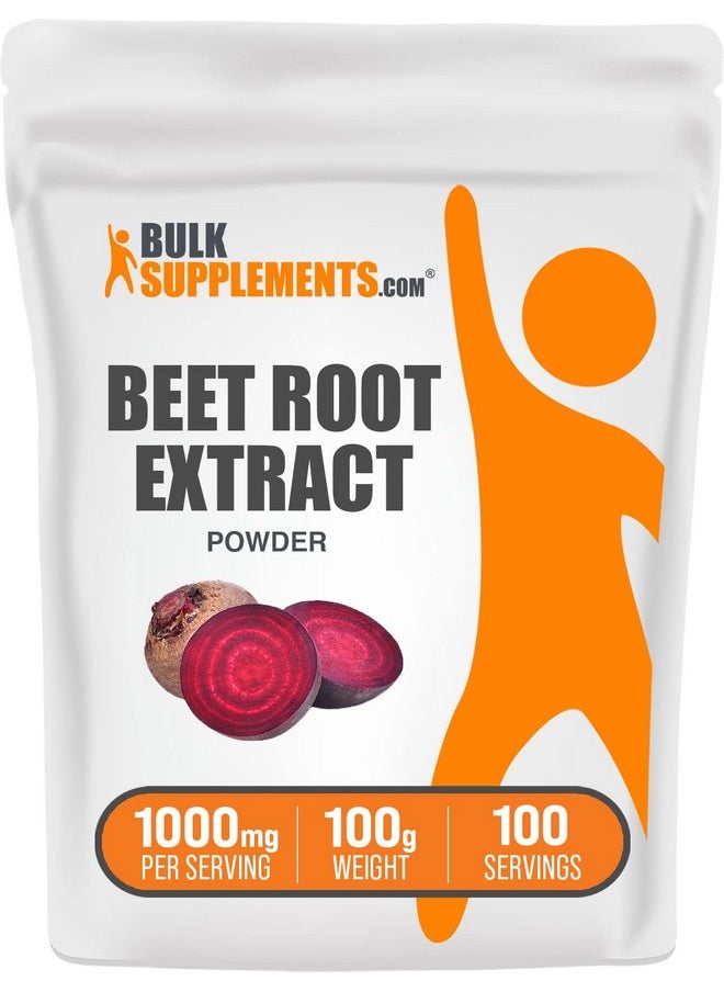 BULKSUPPLEMENTS.COM - Beet Root Extract Powder Beet Root Powder Beets Supplements Beetroot Powder Beetroot Supplements 1000Mg Beet Root Extract Per Serving (100 Grams 3.5 Oz) - Image 1