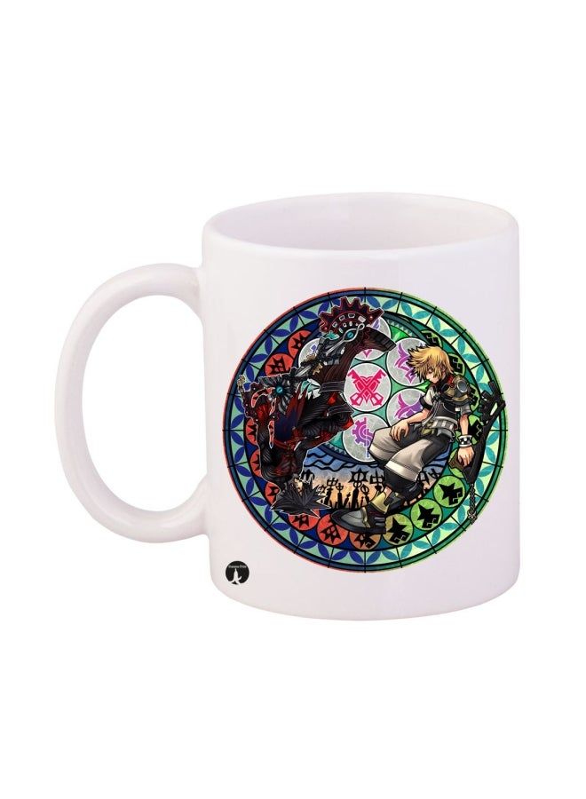 RKN Kingdom Hearts Video Game Printed Mug White/Blue/Green 12ounce - Image 2