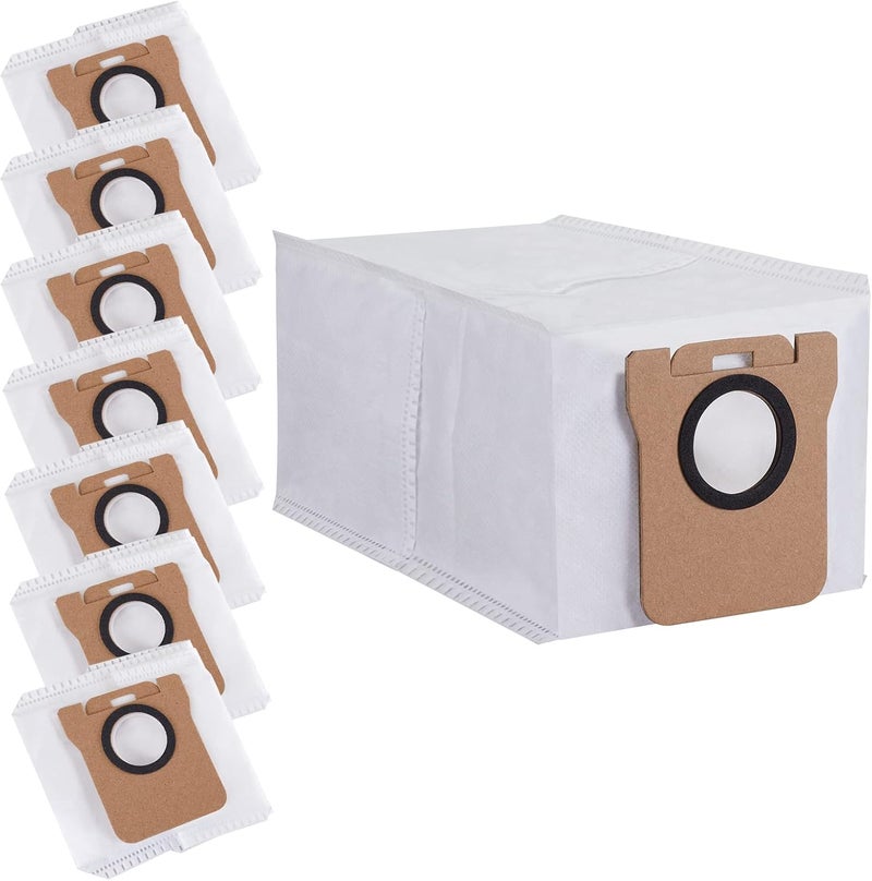 AnDongo 8 Pack Dust Bag for Dreametech L10s Ultra / L10s Plus / L10 Ultra / L20 Ultra Robot Vacuum Self-Emptying Base, 3L Large Capacity Auto-Seal Replacement Bag Accessories Set - Image 1