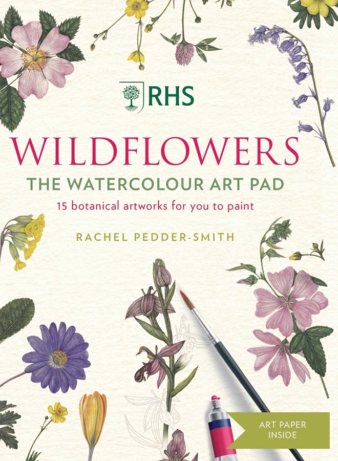 RHS Wildflowers Watercolour Art Pad 