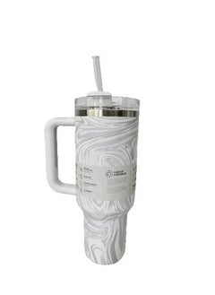 Stanley Quencher H2.0 FlowState 40oz Stainless Steel Tumbler with Straw – Rose Quartz Swirl, Vacuum Insulated Travel Mug, Keeps Drinks Hot for 7 Hours & Cold for 24 Hours, Leakproof, Durable & Stylish, Ideal for Water, Coffee, Smoothies, & On-the-Go Hydration  - Image 5