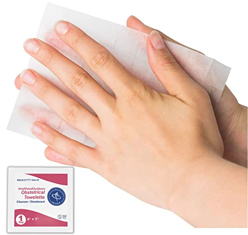 HAO Obstetrical Hand & Body Cleansing Individually Wrapped Towelettes (125 Count) 5 x 7 inch Wet Napkin Wipes Benzalkonium First-Aid Wound Care (HAO-OBTOWELS-125CT) - Image 5