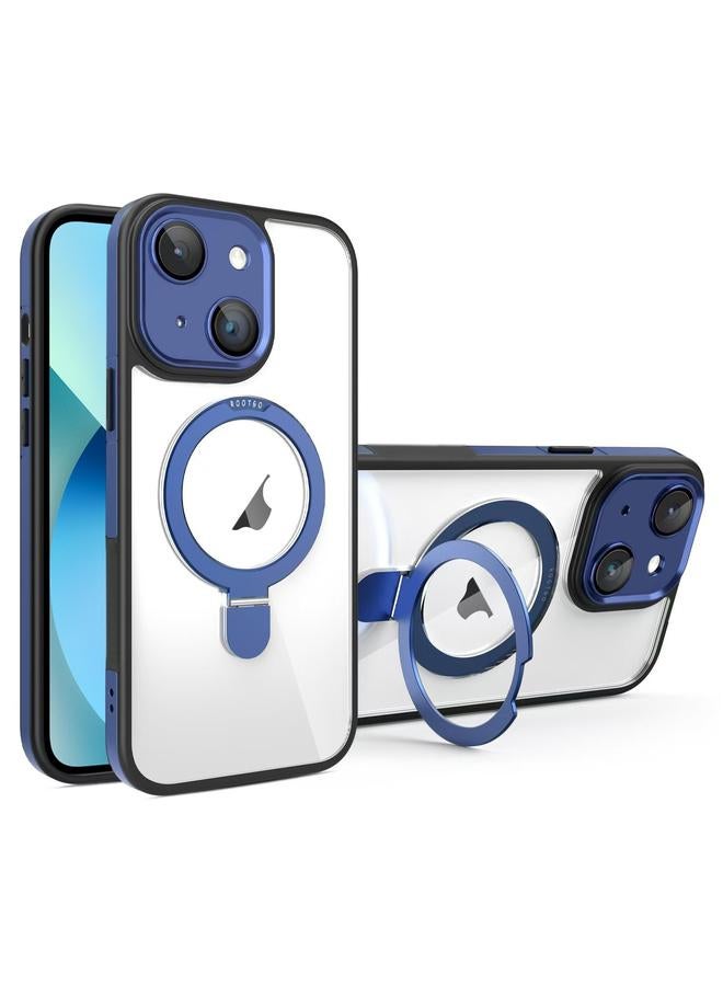 S-TOP Case For iPhone 13 Full Coverage Lens Film MagSafe Holder Transparent Phone Case - Image 1