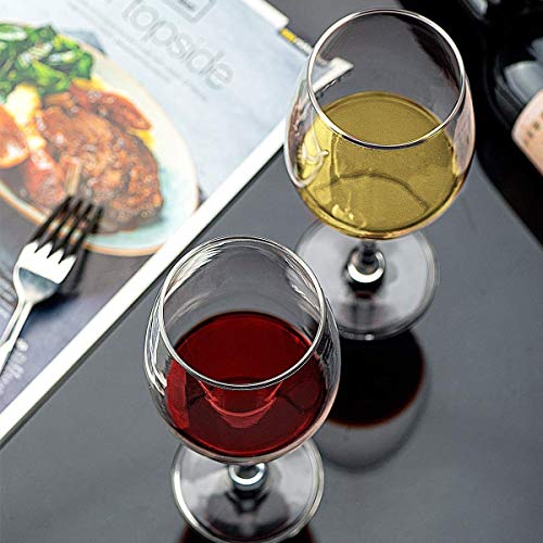 VILON Fully Tempered Red Wine Glasses Set of 6, 465ml Durable Glasses for Wedding, Party, Dishwasher Safe - Image 2