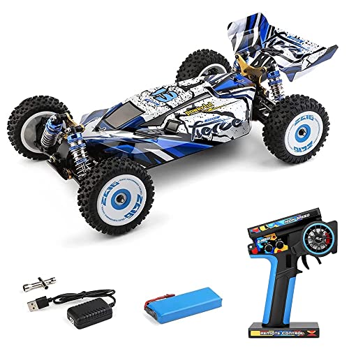 GoolRC سيارة GoolRC WLtoys RC، مقياس 1:12، 2.4GHz، سيارة درفت على الطرق الوعرة، جاهزة للتشغيل، محرك بدون فرش، هيكل معدني للأطفال والبالغين - Image 1