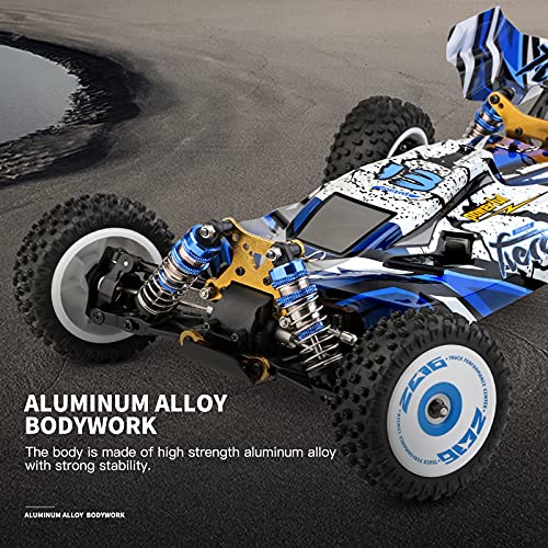 GoolRC سيارة GoolRC WLtoys RC، مقياس 1:12، 2.4GHz، سيارة درفت على الطرق الوعرة، جاهزة للتشغيل، محرك بدون فرش، هيكل معدني للأطفال والبالغين - Image 5