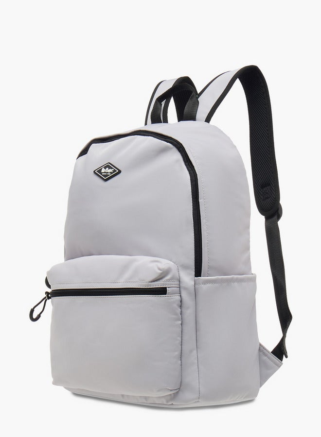Lee Cooper Solid School Backpack with Adjustable Straps and Zip Closure - 32x16x43 cm  - Image 2