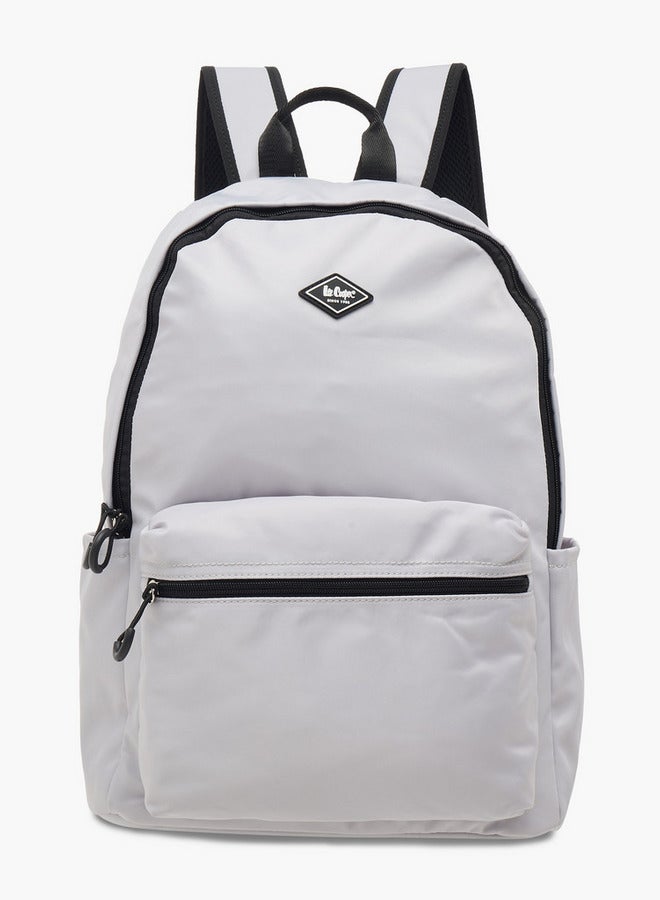Lee Cooper Solid School Backpack with Adjustable Straps and Zip Closure - 32x16x43 cm  - Image 1