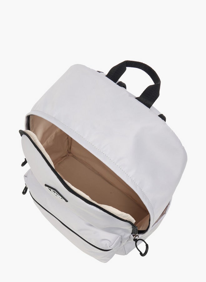 Lee Cooper Solid School Backpack with Adjustable Straps and Zip Closure - 32x16x43 cm  - Image 5