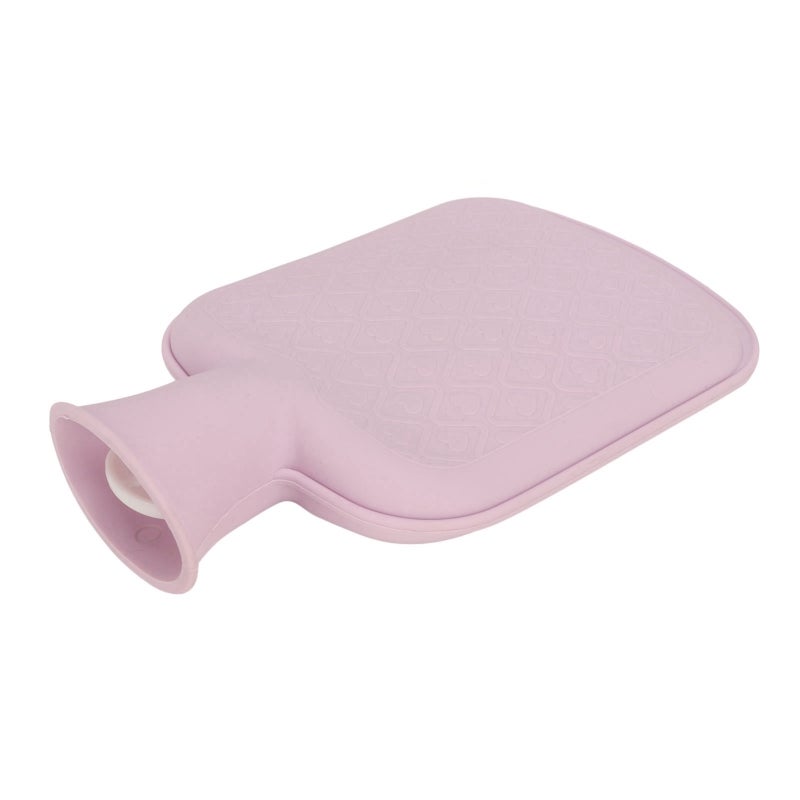 Silicone Hot Water Bottle 2.5mm Thick Soft Purple - Anti Pressure Explosion Proof Cold And Hot Dual Use Hot Water Bag for Menstrual Cramps Relief - Long Lasting Heat Retention Heating Pad for Cozy Win - Image 3