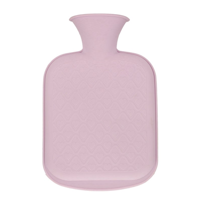 Silicone Hot Water Bottle 2.5mm Thick Soft Purple - Anti Pressure Explosion Proof Cold And Hot Dual Use Hot Water Bag for Menstrual Cramps Relief - Long Lasting Heat Retention Heating Pad for Cozy Win - Image 1