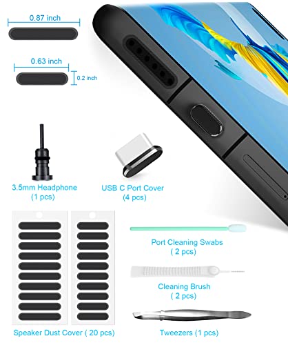 Gavemi USB C Dust Plug Dust Cover for Phone USB Type C Charging Port Speaker Anti Dust Protection Cover Kit - Image 5